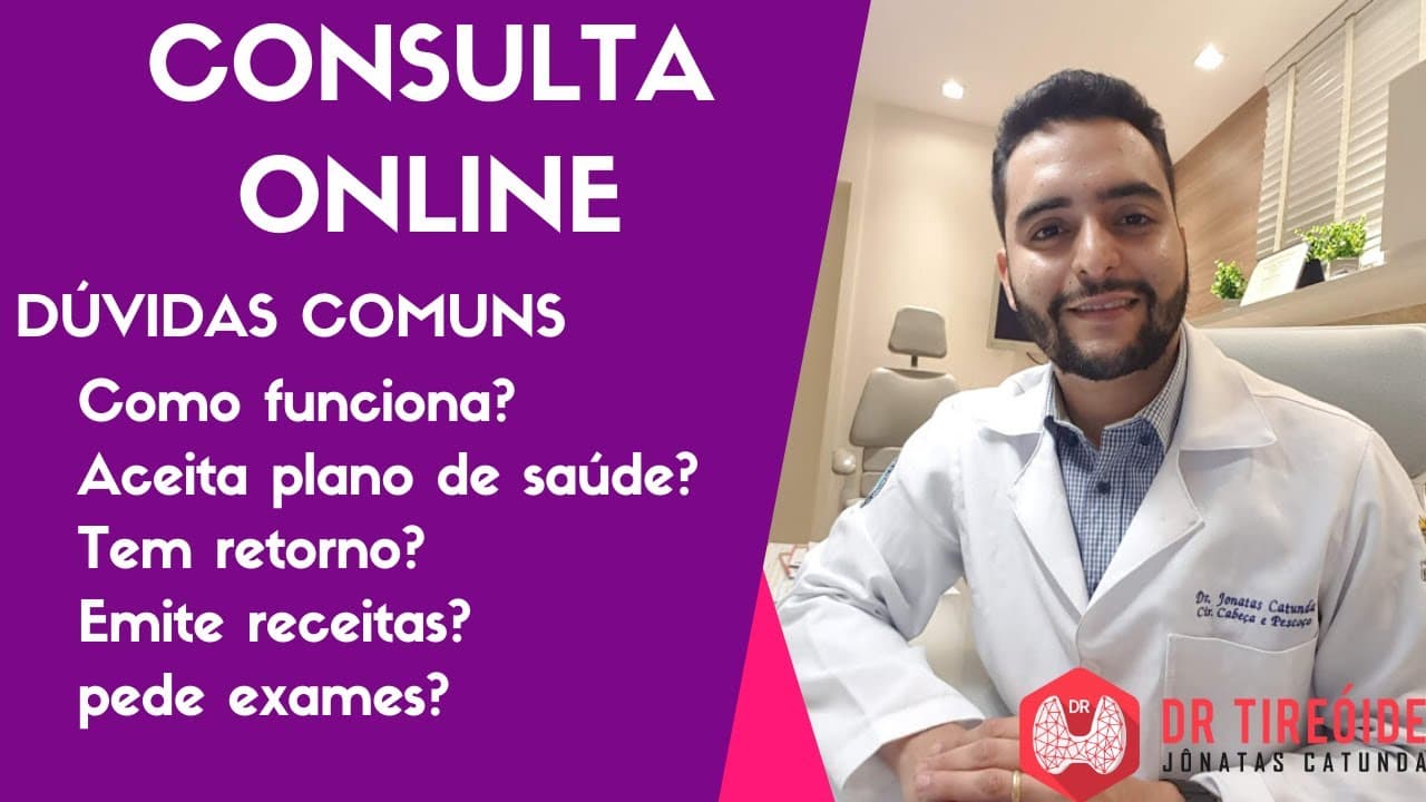 Consulta online - principais dúvidas | Dr Jônatas Catunda