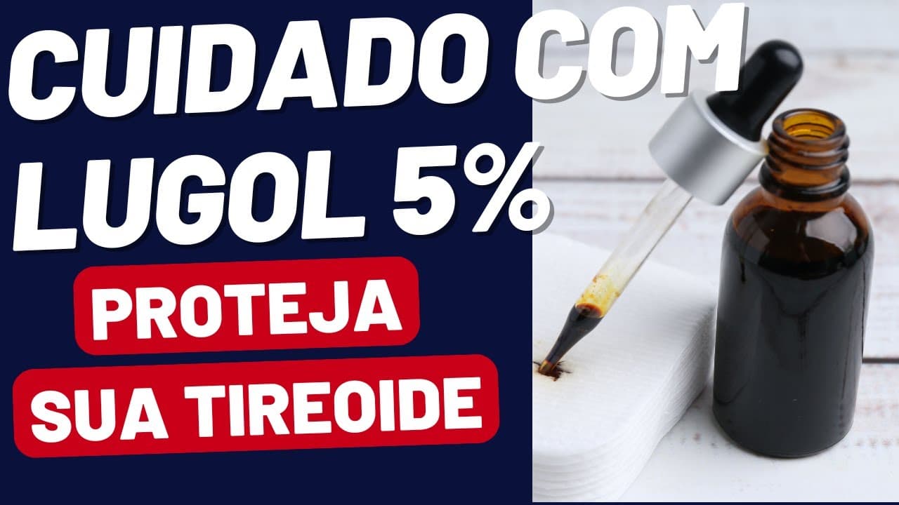 Lugol não é suplemento de iodo: por que é perigoso