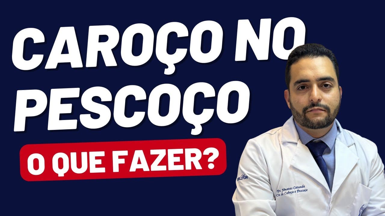 Caroço no pescoço: quando se preocupar e o que fazer