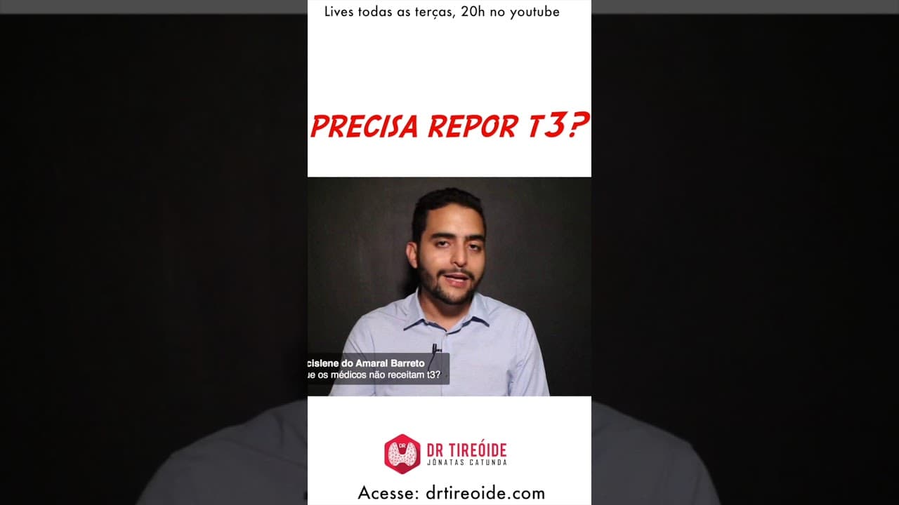 Repor T3, T3 e T4 ou só T4 - Levotiroxina