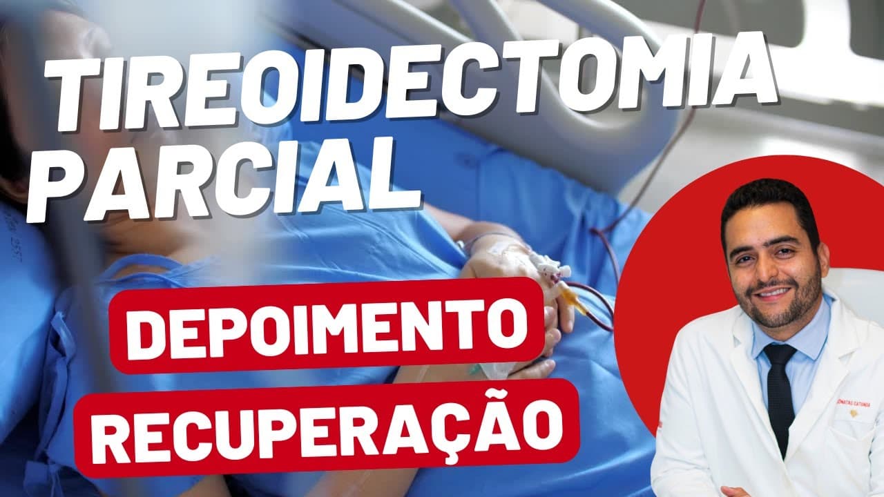 Recuperação da tireoidectomia parcial - André Marques conta como foi