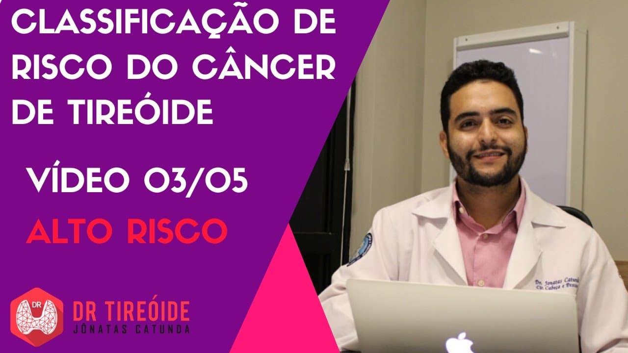 Câncer de tireóide de Alto risco - Classificação de risco de recidiva - Vídeo 03/05