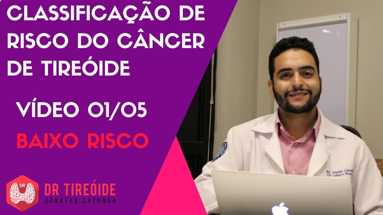Câncer de tireóide de Baixo risco - Classificação de risco de recidiva - Vídeo 01/05