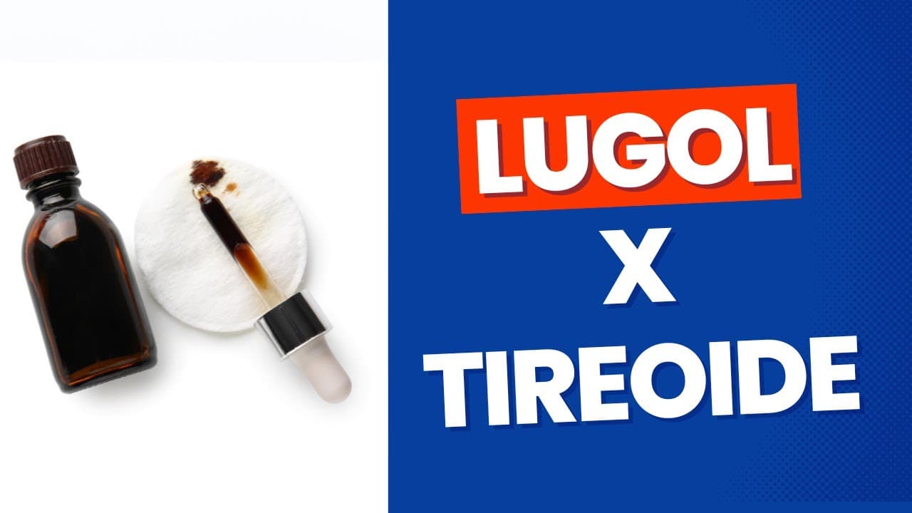 Lugol 5% não é SUPLEMENTO, é um MEDICAMENTO para doenças da tireoide