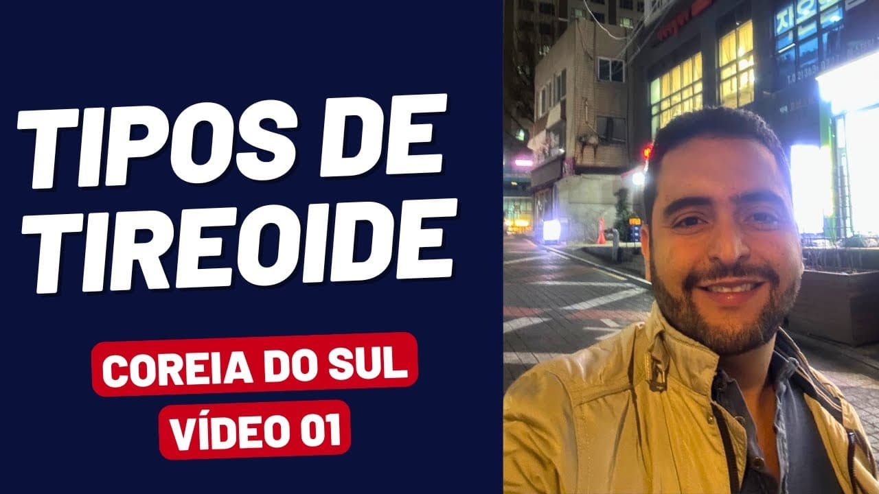 Tipos de tireoide, Nódulo no istmo, Anti-Tireoglobulina, tireoidectomia X voz