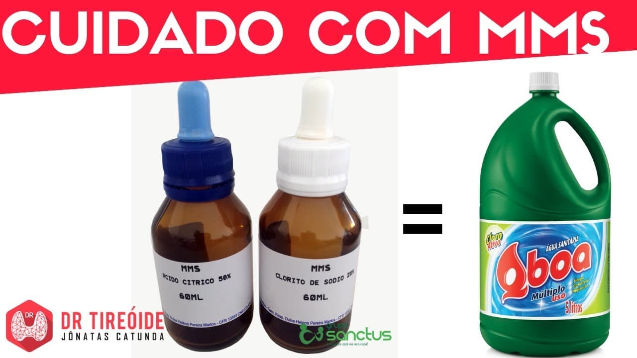 Cuidado com MMS e CDS - É perigoso e sem benefícios - Dr Tireóide Responde
