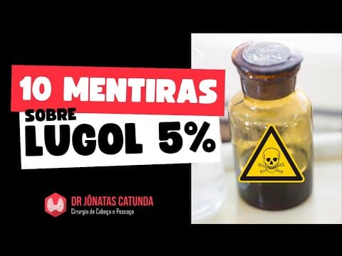 Lugol 5% NÃO é suplemento para tireoide, pode ser perigoso!