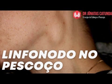 Linfonodo no pescoço que surgiu do nada