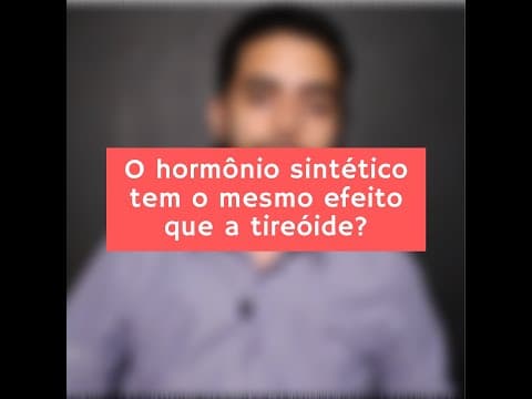 O comprimido de levotiroxina consegue substituir a tireóide?