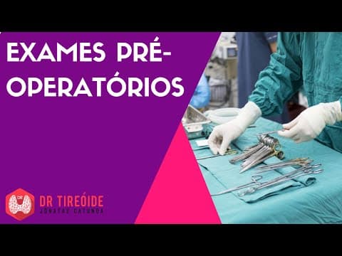 Exames pré-operatórios