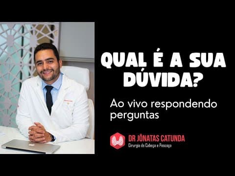 Dr Jônatas Catunda ao vivo respondendo perguntas, dúvidas sobre tireoide