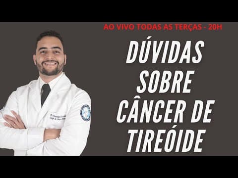 Tire suas dúvidas | Dr Jônatas Catunda respondendo perguntas ao vivo sobre Câncer de tireóide