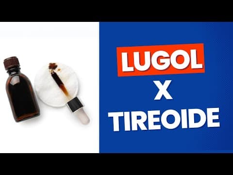 Lugol 5% não é SUPLEMENTO, é um MEDICAMENTO para doenças da tireoide