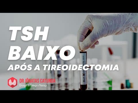 Qual é o resultado mais adequado para o TSH após a cirurgia da tireoide?