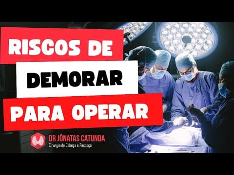 Tumor crescer enquanto aguarda a cirurgia da tireoide